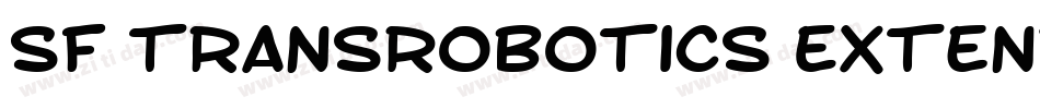 SF TransRobotics Extended Bold字体转换